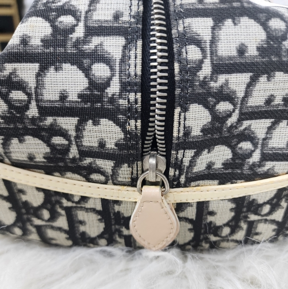 Auth Christian Dior Boston Bowling bag Diorissimo Girly Chic#1 Trotter Bag - Picture 10 of 13
